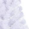 Artificial Half Christmas Tree 120 cm - White PVC | HipoMarket