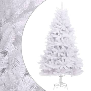 Artificial Hinged Christmas Tree White 180 cm - Hipo Market