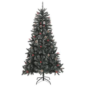 180 cm Artificial Christmas Tree with Stand - Green PVC