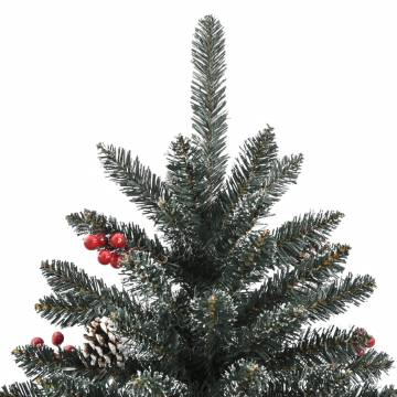 180 cm Artificial Christmas Tree with Stand - Green PVC