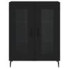 Stylish Highboard in Black - 69.5x34x180 cm | HipoMarket