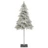 210 cm Flocked Snow Artificial Christmas Tree | Buy at Hipomarket