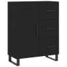 Stylish Highboard Black 69.5x34x180 cm | Hipomarket UK