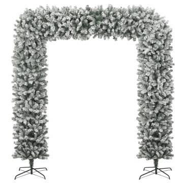 Christmas Tree Arch with Flocked Snow - 240 cm | HipoMarket