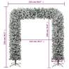 Christmas Tree Arch with Flocked Snow - 240 cm | HipoMarket