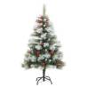 120 cm Artificial Hinged Christmas Tree with Cones & Berries