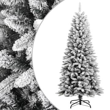 150 cm Flocked Snow Artificial Christmas Tree | Hipomarket