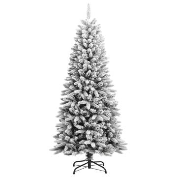 150 cm Flocked Snow Artificial Christmas Tree | Hipomarket