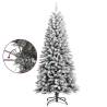 150 cm Flocked Snow Artificial Christmas Tree | Hipomarket