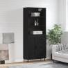  Highboard Black 69.5x34x180 cm Engineered Wood Colour black Quantity in Package 1 Model 1 wood door 3 drawers 