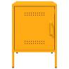 Mustard Yellow Bedside Cabinets - 2 pcs Industrial Style