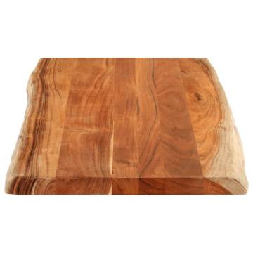 Rectangular Solid Wood Acacia Table Top - Live Edge Design