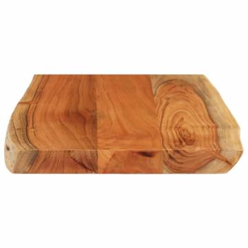 Solid Wood Acacia Table Top 60x40x3.8 cm - Live Edge Design