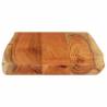 Solid Wood Acacia Table Top 60x40x3.8 cm - Live Edge Design