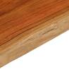 Solid Wood Acacia Table Top 60x40x3.8 cm - Live Edge Design