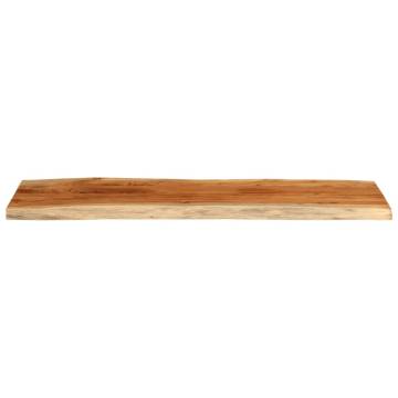 Solid Wood Acacia Live Edge Table Top - 140x40 cm | Hipo Market