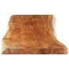 Solid Wood Acacia Live Edge Table Top - 140x40 cm | Hipo Market