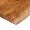 Solid Wood Acacia Live Edge Table Top - 140x40 cm | Hipo Market