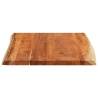 Table Top 90x80 cm - Solid Wood Acacia Live Edge | HipoMarket