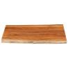 Rectangular Solid Wood Acacia Table Top | 110x80 cm