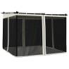 Cream Gazebo with Mesh Walls 3x3m - Durable & Stylish Outdoor Shade