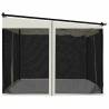 Cream Gazebo with Mesh Walls 3x3m - Durable & Stylish Outdoor Shade