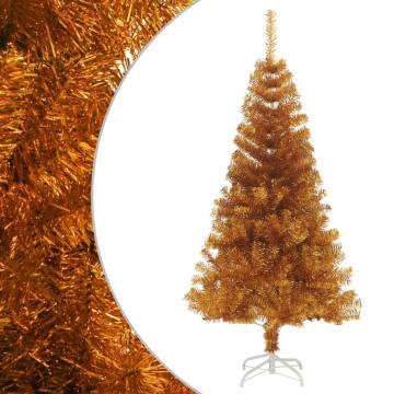 Gold Artificial Christmas Tree 150 cm with Stand | HipoMarket