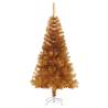 Gold Artificial Christmas Tree 150 cm with Stand | HipoMarket