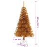 Gold Artificial Christmas Tree 150 cm with Stand | HipoMarket