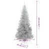 Silver Artificial Christmas Tree 210 cm | HipoMarket UK