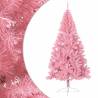 Artificial Half Christmas Tree Pink 240 cm - HipoMarket