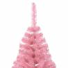 Artificial Half Christmas Tree Pink 240 cm - HipoMarket