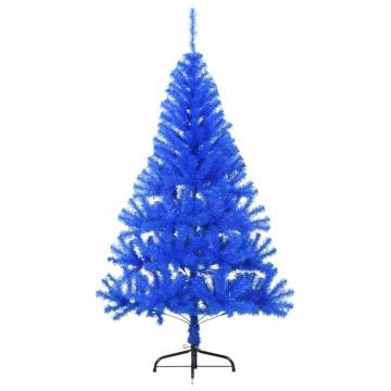 Artificial Half Christmas Tree - Blue 150 cm PVC | Hipo Market