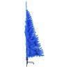 Artificial Half Christmas Tree - Blue 150 cm PVC | Hipo Market