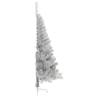 Artificial Half Christmas Tree Silver 120 cm - Hipo Market