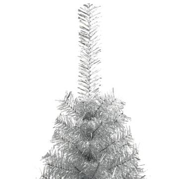 Artificial Half Christmas Tree Silver 120 cm - Hipo Market