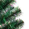 210 cm Iridescent Tips Green Artificial Christmas Tree