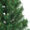 240 cm Artificial Half Christmas Tree with Stand - Green PVC