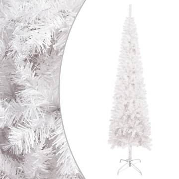 Slim White Christmas Tree 120 cm - Perfect Holiday Centerpiece