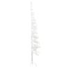 Slim 180 cm White Artificial Half Christmas Tree with Stand