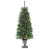 Artificial Christmas Trees 2 pcs with 100 LEDs - 120 cm Green