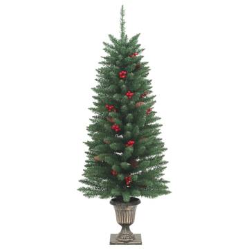 Artificial Christmas Trees 2 pcs with 100 LEDs - 120 cm Green