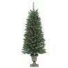 Artificial Christmas Trees 2 pcs with 100 LEDs - 120 cm Green