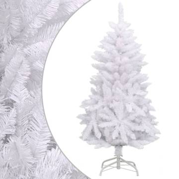 150 cm Artificial Hinged Christmas Tree – White | HipoMarket