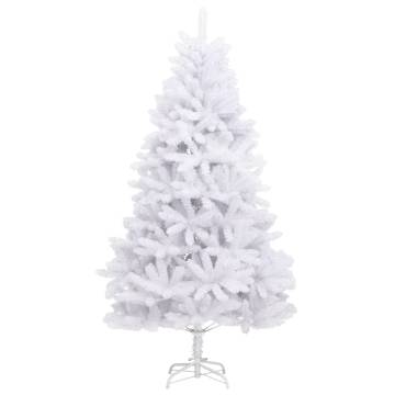 Artificial Hinged Christmas Tree 210 cm - White - Hipo Market