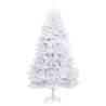 Artificial Hinged Christmas Tree 210 cm - White - Hipo Market