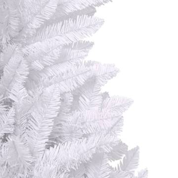 Artificial Hinged Christmas Tree 210 cm - White - Hipo Market