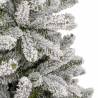 Lifelike 180 cm Hinged Christmas Tree with Flocked Snow