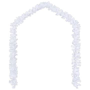 White Christmas Garlands 4 pcs - 270 cm PVC Decor