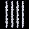 White Christmas Garlands 4 pcs - 270 cm PVC Decor